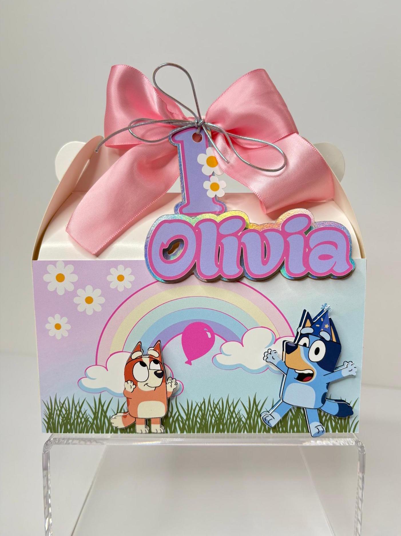 Custom Bluey Favor Boxes