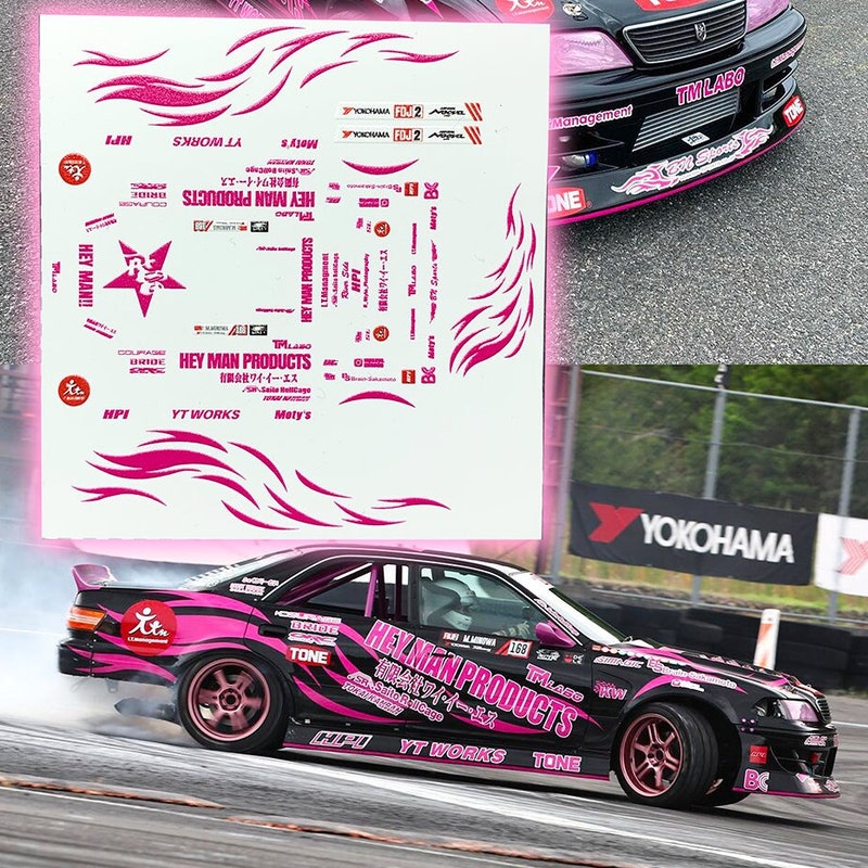1/64 Carson Hosavar Waterslide Decals
