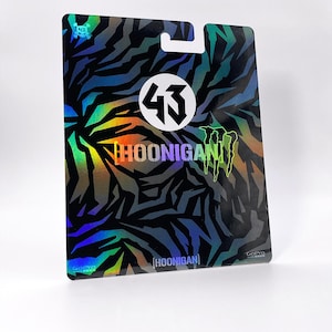 HOONIGAN Holographische Folie CUSTOM Premium Karte für HW und andere 1/64 Modelle