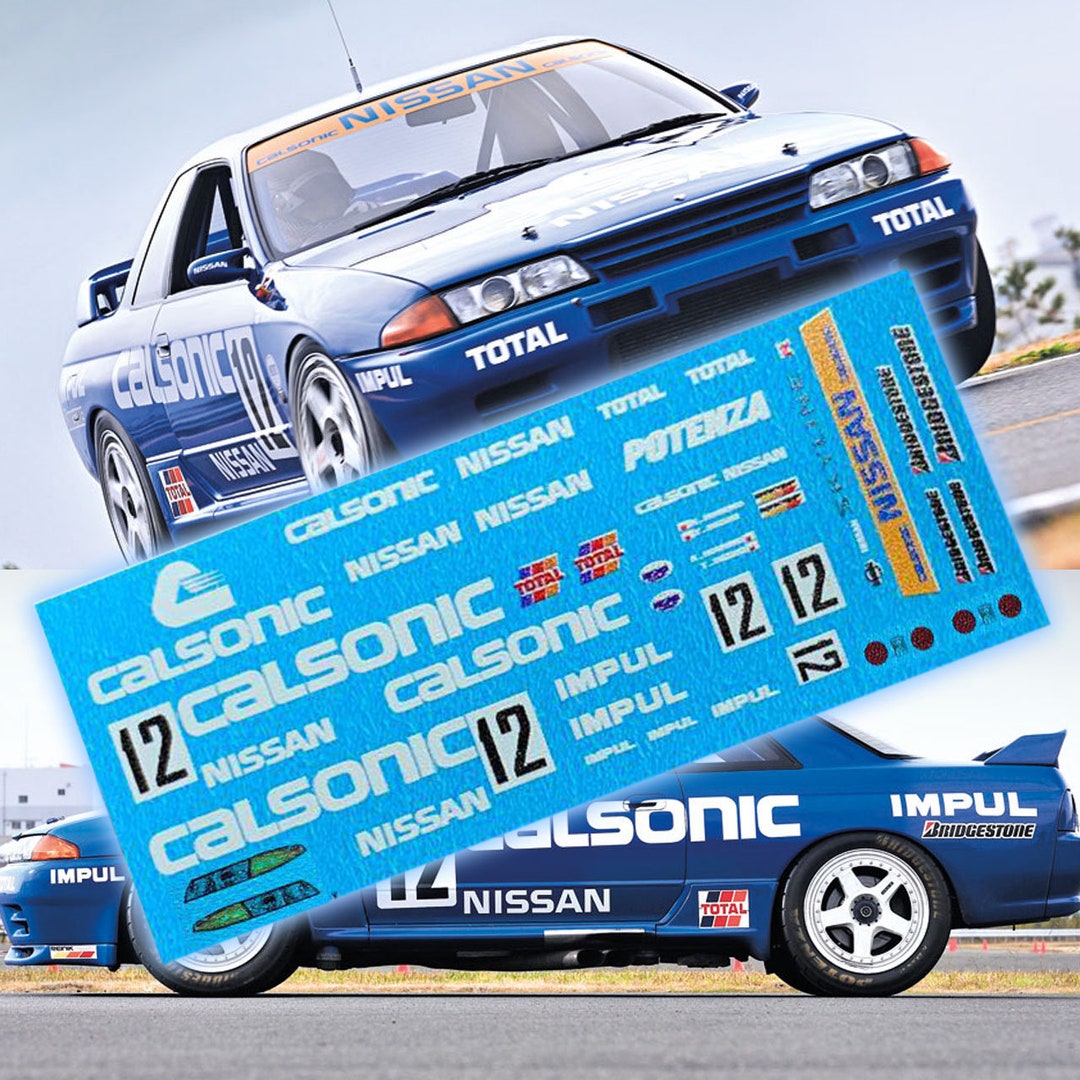 Calsonic Skyline R32 Waterslide Decals for Hot Wheels 1:64 - Etsy