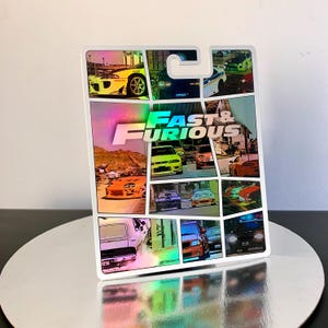 La carta CUSTOM Premium olografica Fast and The Furious per HW e altri modelli 1/64