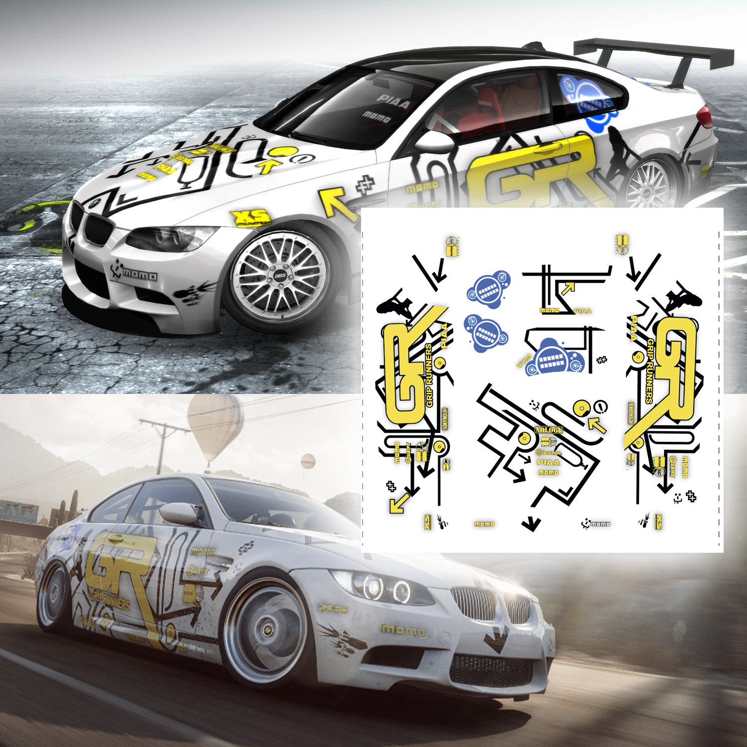 Need for Speed Prostreet BMW M3 E92 Ray Krieger Grip King Waterslide ...