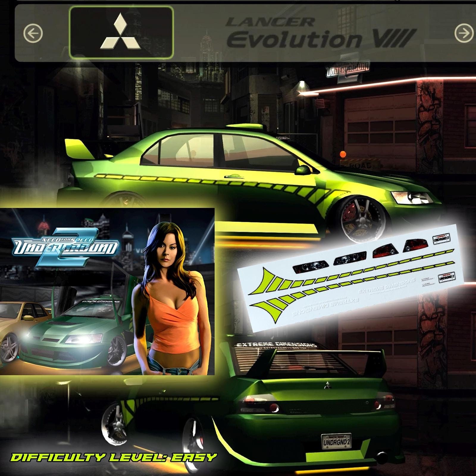 Map Nfs Underground Gamecube Ps2 Need For Speed 360 Xbox Need For