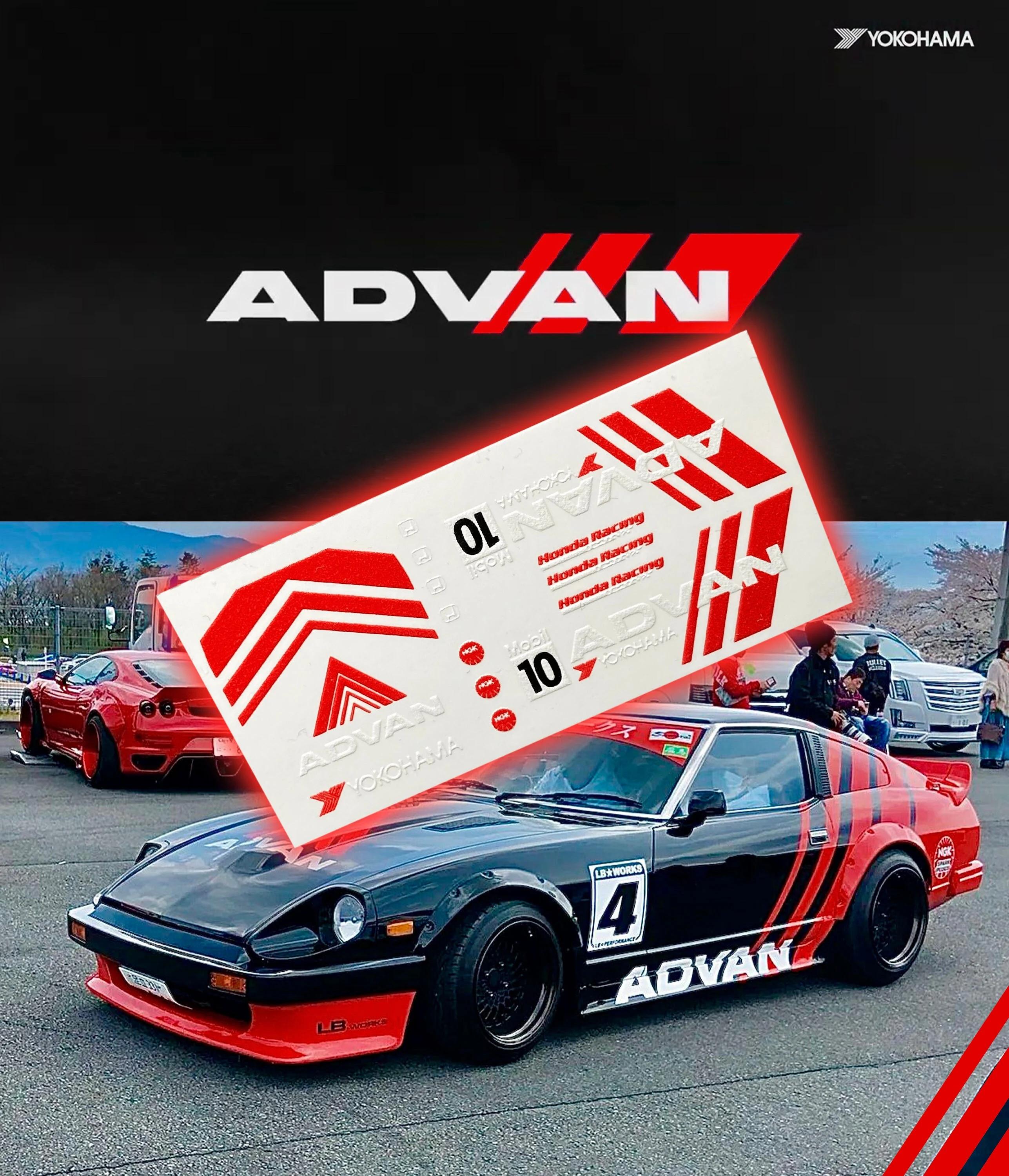 Decalcomania Scorrevole Universale Scala 1/64 GTR TANABE Toner Bianco - Foto 13