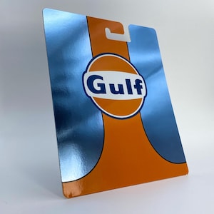 Tarjeta CUSTOM Premium cromada/laminada Gulf para modelos HW