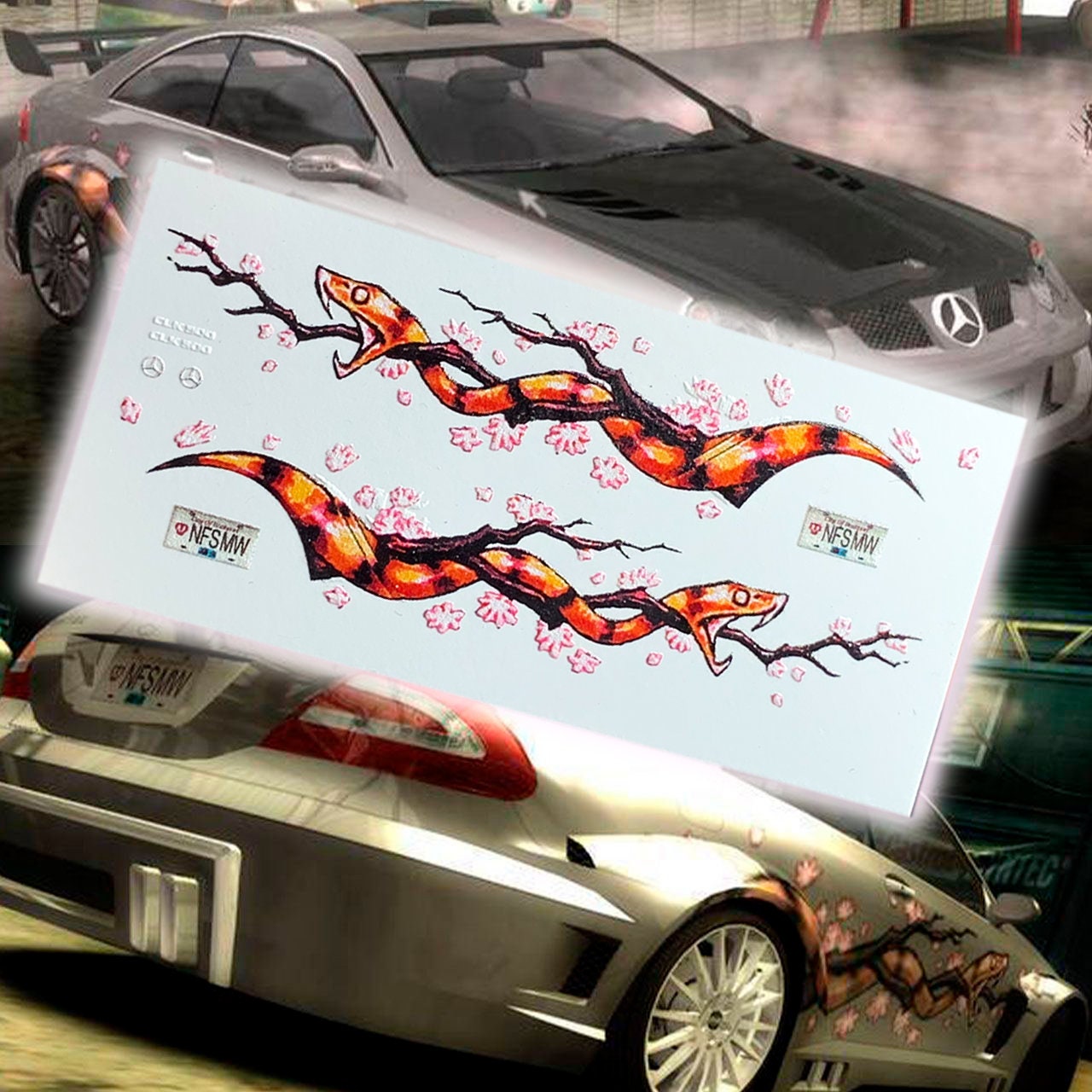 NEED FOR SPEED-Autocollant de rétroviseur de voiture Design, décalcomanies  de coulée et attro, autocollant de colle de couverture en vinyle automobile  - AliExpress