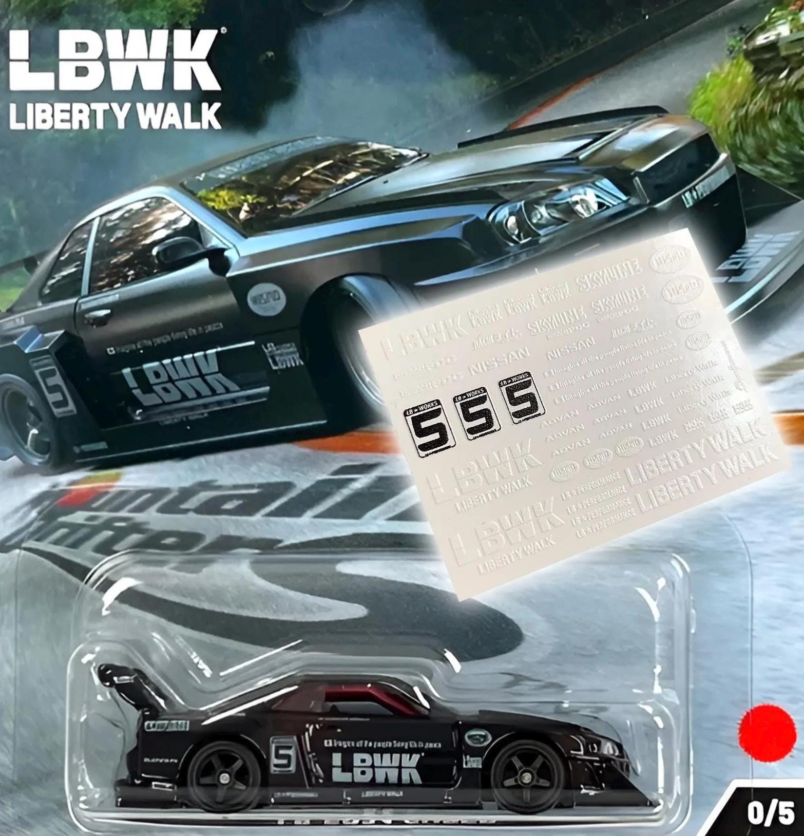 1/64 1/24 CHASE LBWK Super Silhouette Works R34 Skyline