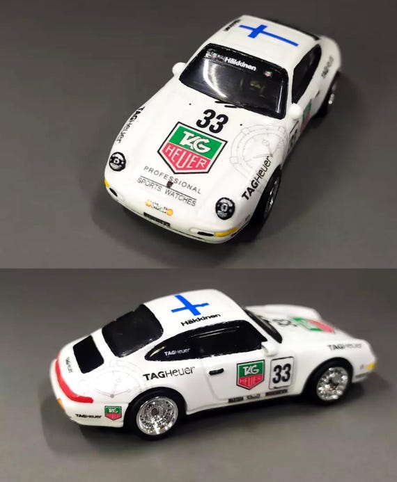 Porsche 911 Mika Häkkinen Tag Heurer Waterslide Decals 1:64