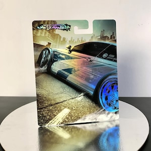 Need for Speed Most Wanted Carta olografica CUSTOM Premium per HW e altri modelli 1/64