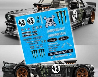 Decalcomanie Adesive Per Auto Hot Wheels 1:64 - Design Decalcomanie Adesive Per Auto Hot Wheels 1:64 - Design