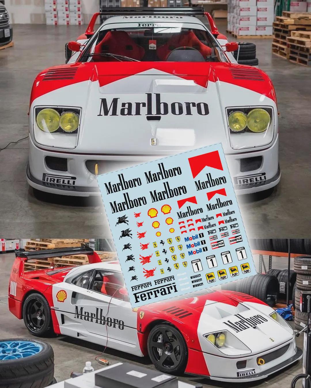 Marlboro Racing Stickers - Etsy