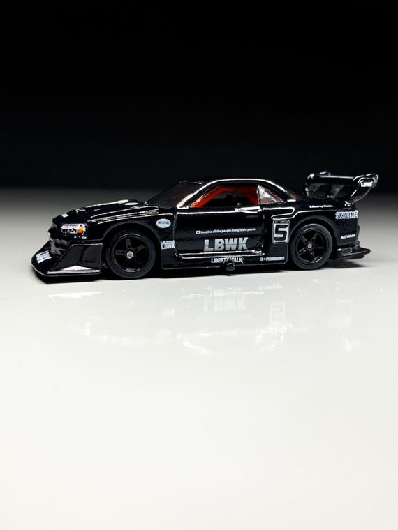 Hot Wheels スカイライン LBWK スーパーシルエット チェイス CM Model Nissan Skyline LBWK LB-ER34 Super Silhouette Chase