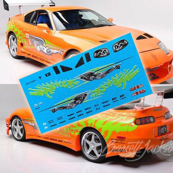 Brian's Supra Waterslide decals 1:64