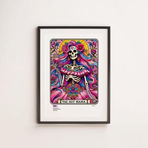 Personnalisé | Tarot | Drôle | Imprimer | Personnalisé | Physique | affiche | Art mural | Cadeau | Décoration | Spirituel | Mystique | Bohème | Cadeau | Maman chaude