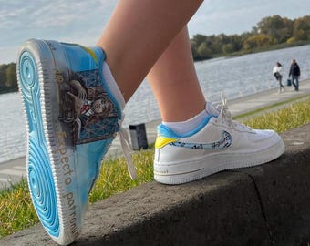 Custom Nike Air Force 1s - Make a Statement with Hand-Painted Sneakers