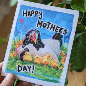 Carte de Souhaits 4x5 | Mère Poule!