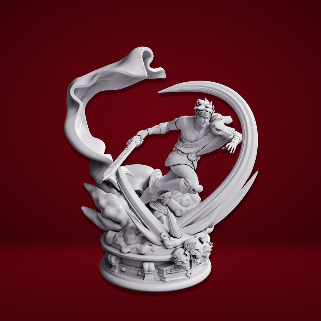 Zagreus Hades STL, Zagreus 3D Model, Zagreus 3D Print Files, Zagreus