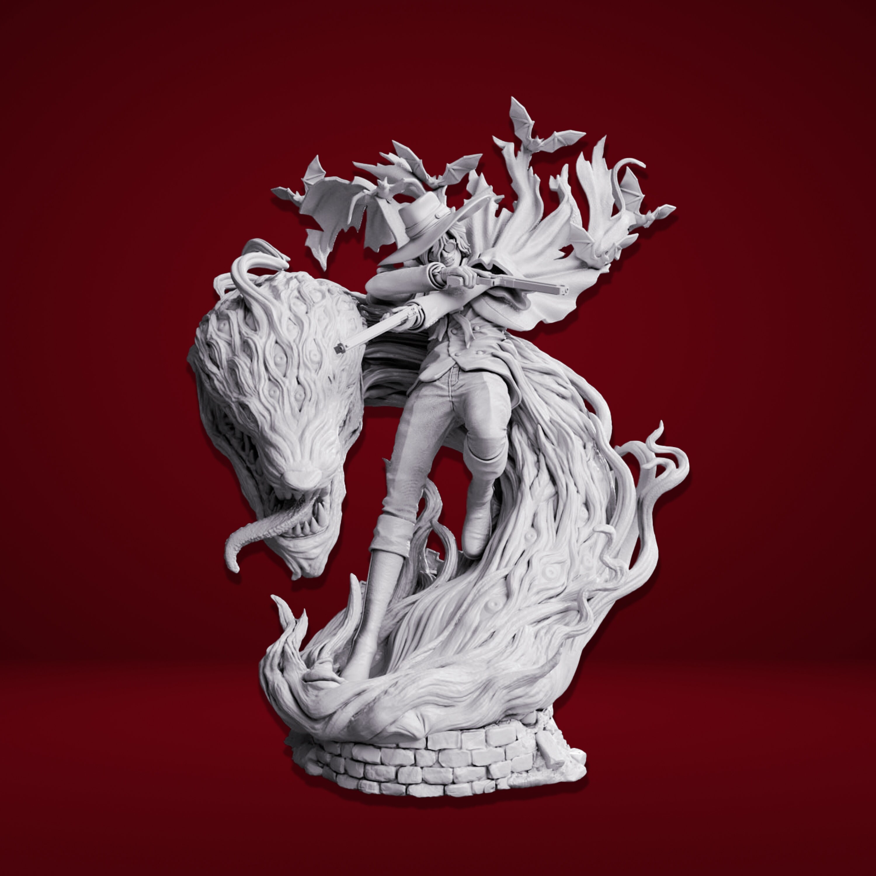 Alucard - Hellsing 3D model 3D printable