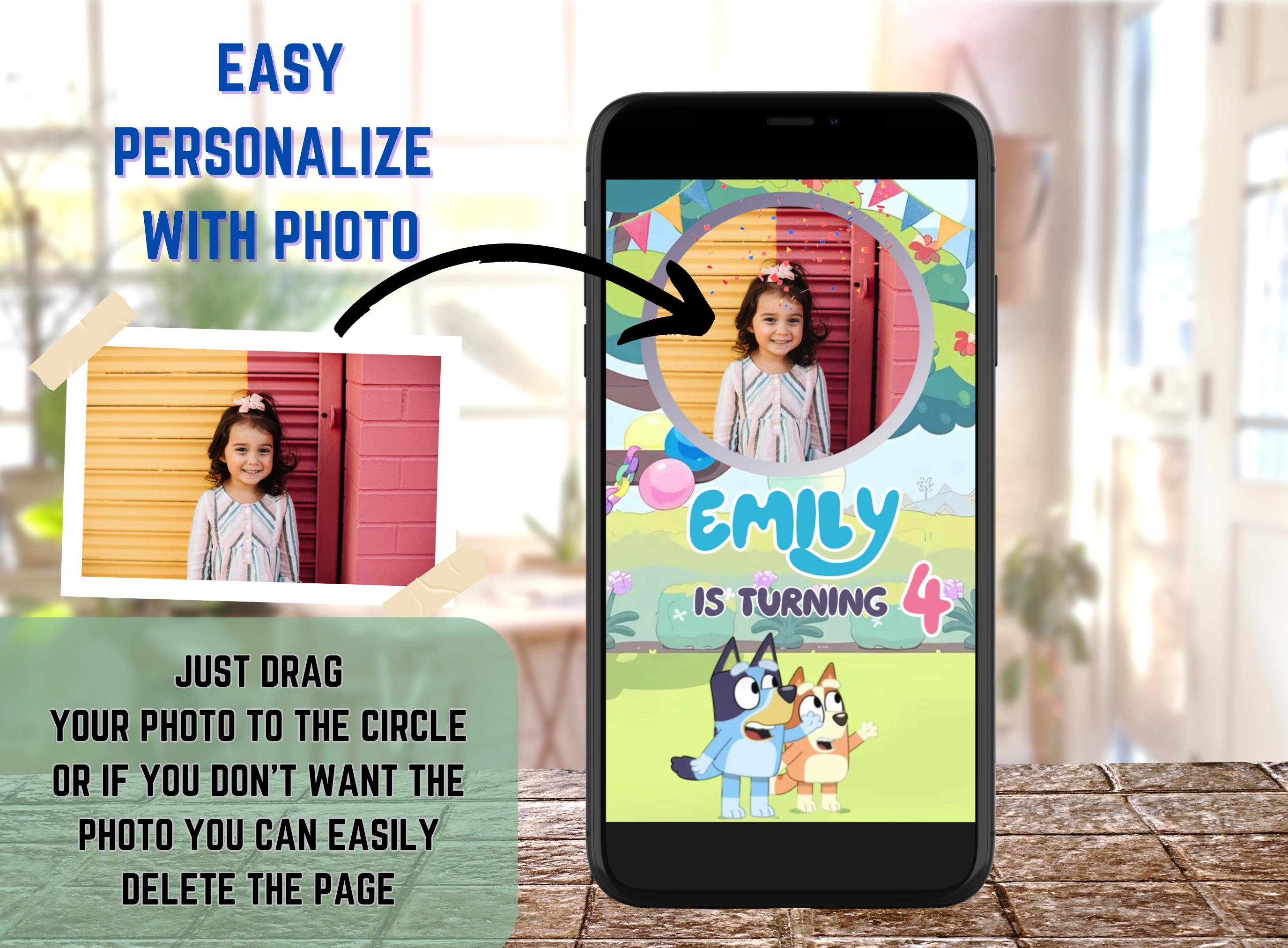 Editable Video Invitation Canva