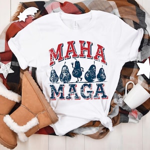 MAGA Maha Shirt Trump Shirt RFK Shirt Republican Tee Gift Election 2024 Apparel Gift For Her Tee For Trump Supporter Maga election Apparel