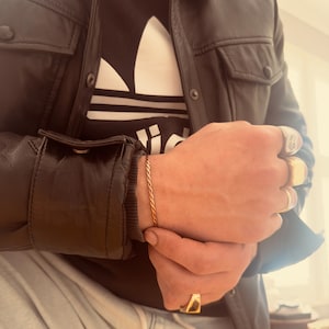 Women’s Men’s Copper Bracelet - Antique Brown - Christmas Gift Bracelet - Unisex