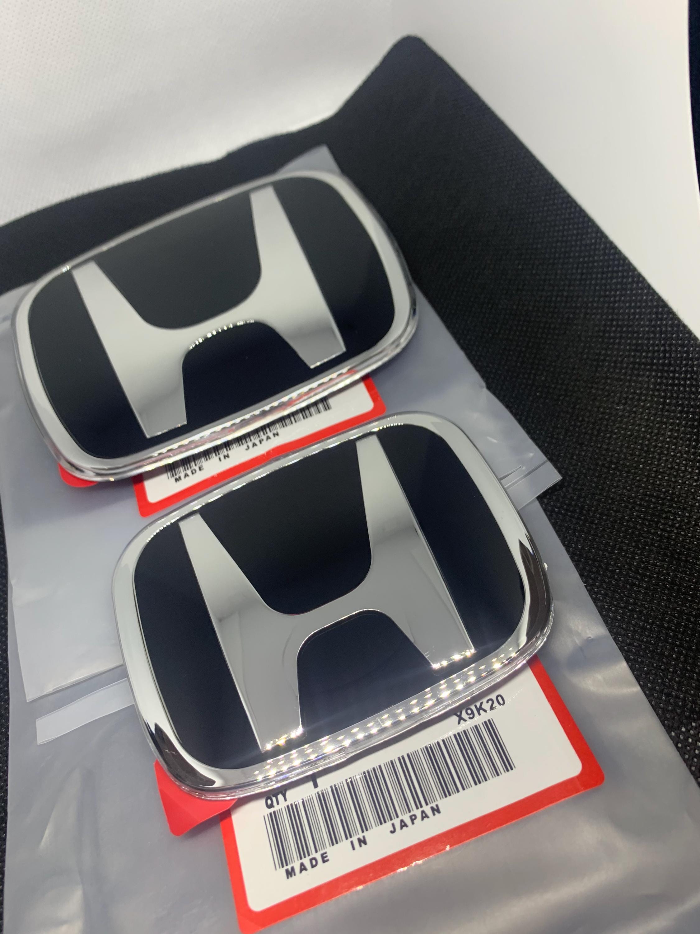 OEM Black Honda Civic Front Rear Emblem Replacement Badge for Honda Civic 2000 - 2025 Select Year
