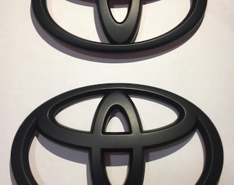 OEM Style Gloss Black / Matte Black Front / Rear Emblem Badge for Toyota 86 2012 ~ 2016