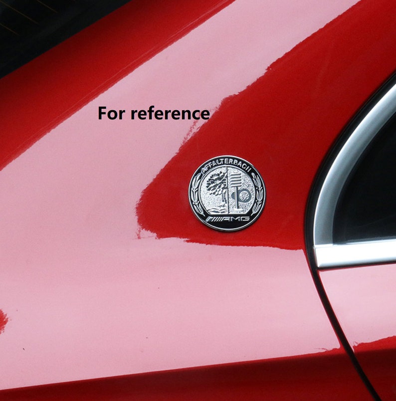 OEM Matte Black Metal Side Badge Emblem Sticker for Benz GLA Gle Glc ...