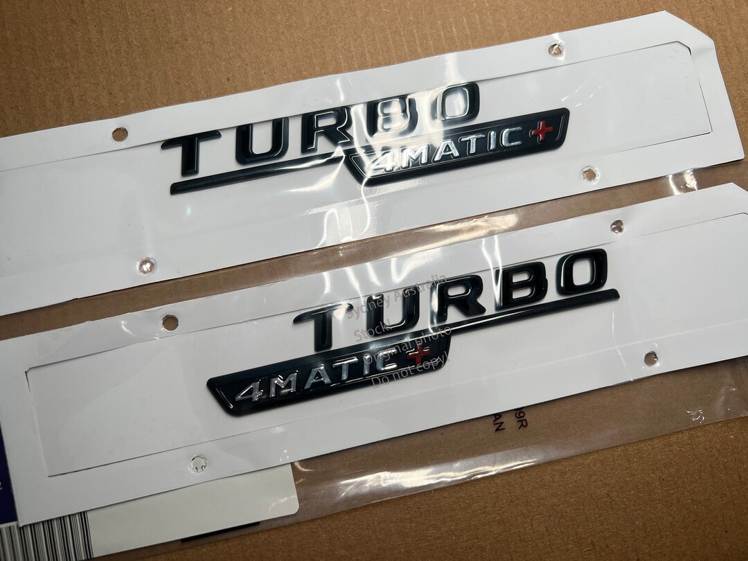 Small 4matic Sticker Gloss Black Turbo 4matic+ Side Badge Emblem Sticker Set for BENZ - Etsy