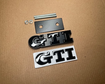High Quality Gloss Black Metal GTI Front Rear Badge for GOLF MK 4 5 6 7