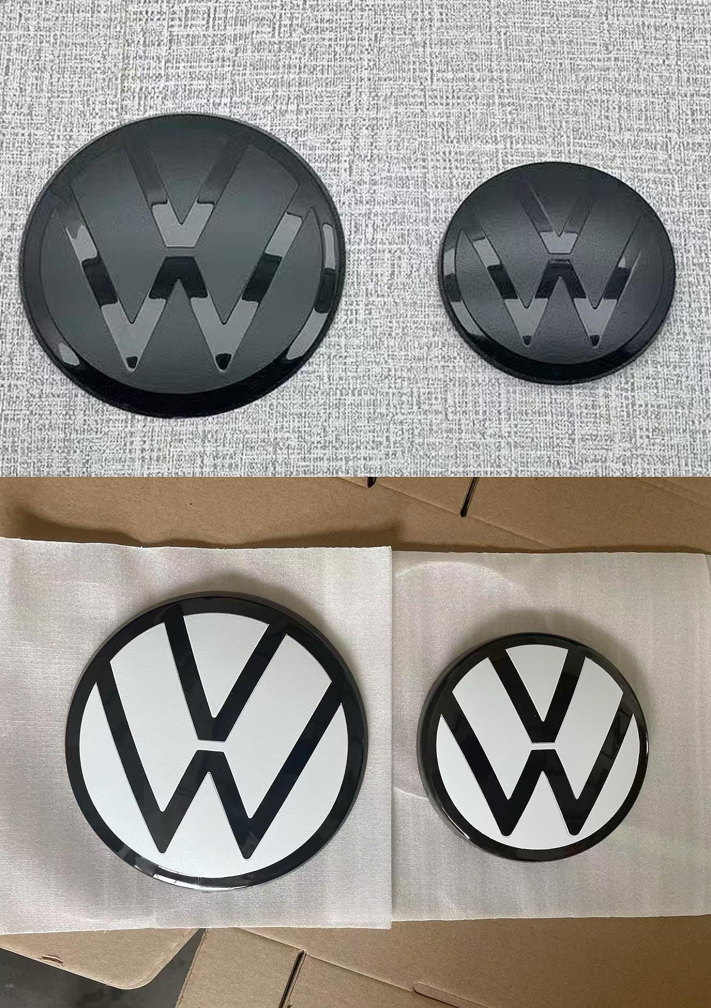 High Quality VW Hatch Grille Rear Black / White / Cover Badge Emblem Set for VW Passat B6 B7 B8 B8.5 (Select year model, Can fit with Acc)