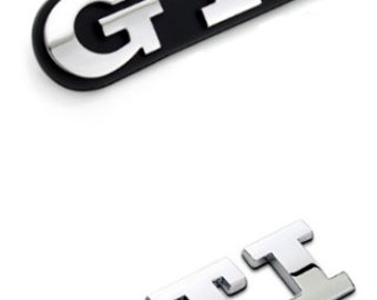 High Quality Chrome Metal GTI Front Rear Badge for GOLF MK 4 5 6 7 7.5