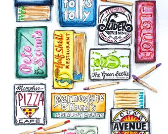 Restaurante Matchbox de Memphis, Tennessee