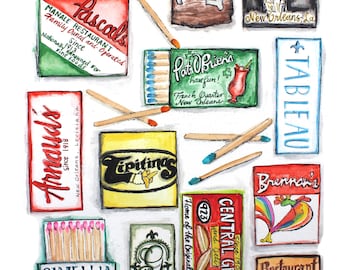 Caja de cerillas de Nueva Orleans - Versión B