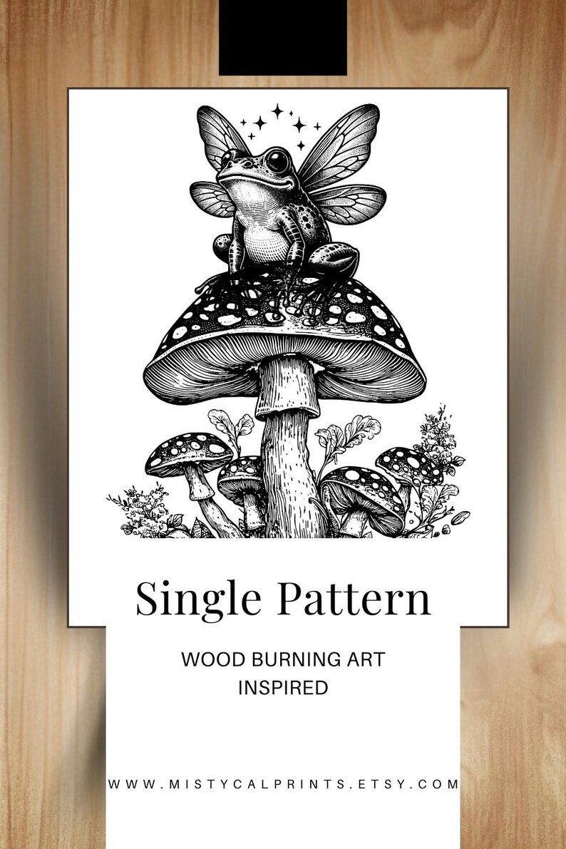 Flying Frog Pyrography Template, Pattern for Wood Burning - Etsy Australia