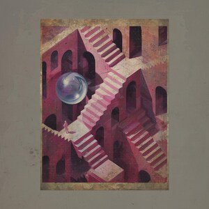 LABYRINTH Wall Art, Crystal Ball Poster Print, Labyrinth Movie Retro ...