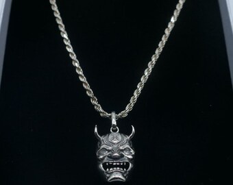 Demon Silver Pendant/Chain
