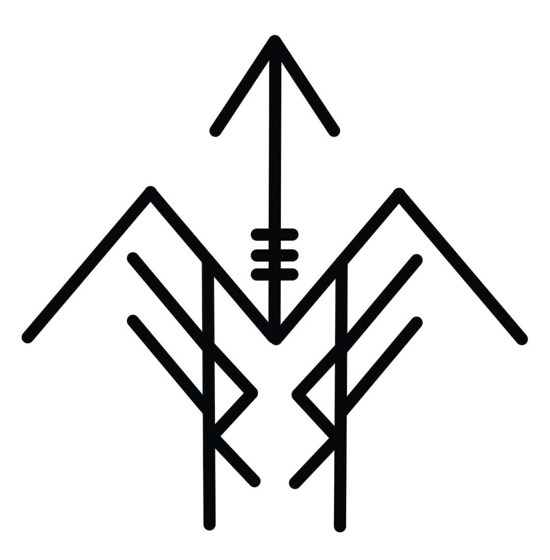 Digital Personalisedpersonalized Bindrune Design Bindrunes Bind Rune ...