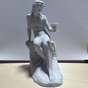 Baco de Erik Gustaf Göthe / Dios del vino, la juerga y la fertilidad / Réplica impresa en 3D