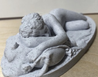 Sleeping Bacchante - Johan Molin's 3D Printed Replica - Bacchus God of Wine