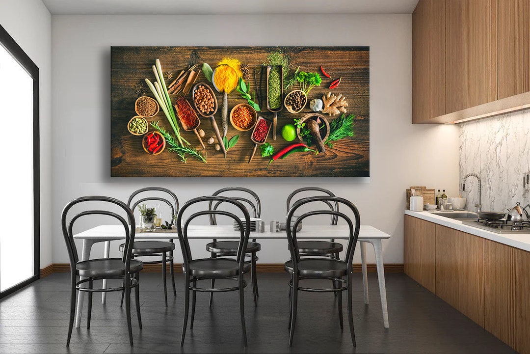 Kitchen Wall Decor Farmhouse Kitchen Wall Decor Cooking Gifts Wall Art ...