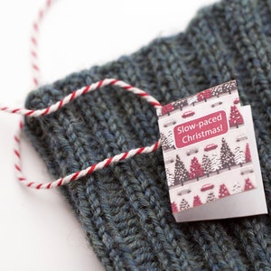 Gift Tags, Christmas Knits tags, knit patterns, knitting, Present labeling zdjęcie 4