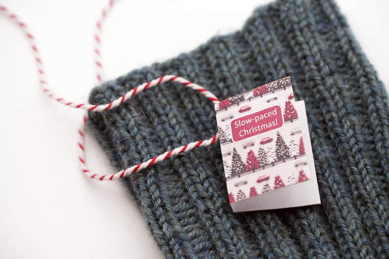 Gift Tags, Christmas Knits tags, knit patterns, knitting, Present labeling zdjęcie 4