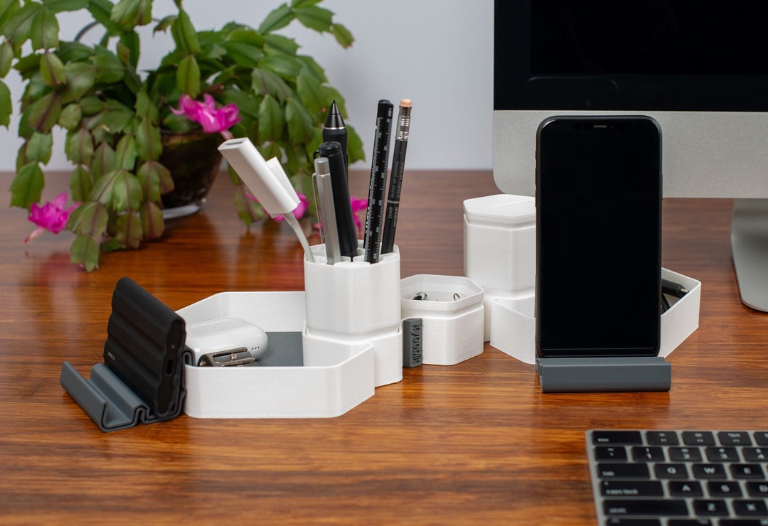 Unique Desk Organizer Cell Phone Holder Desktop Organizer for Etsy