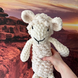 Handmade Lamb, Sheep Stuffed Animal