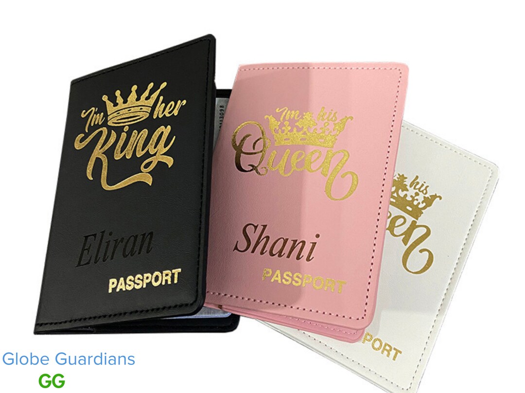 Regal Elegance Custom Passport Covers With Stylish Etsy