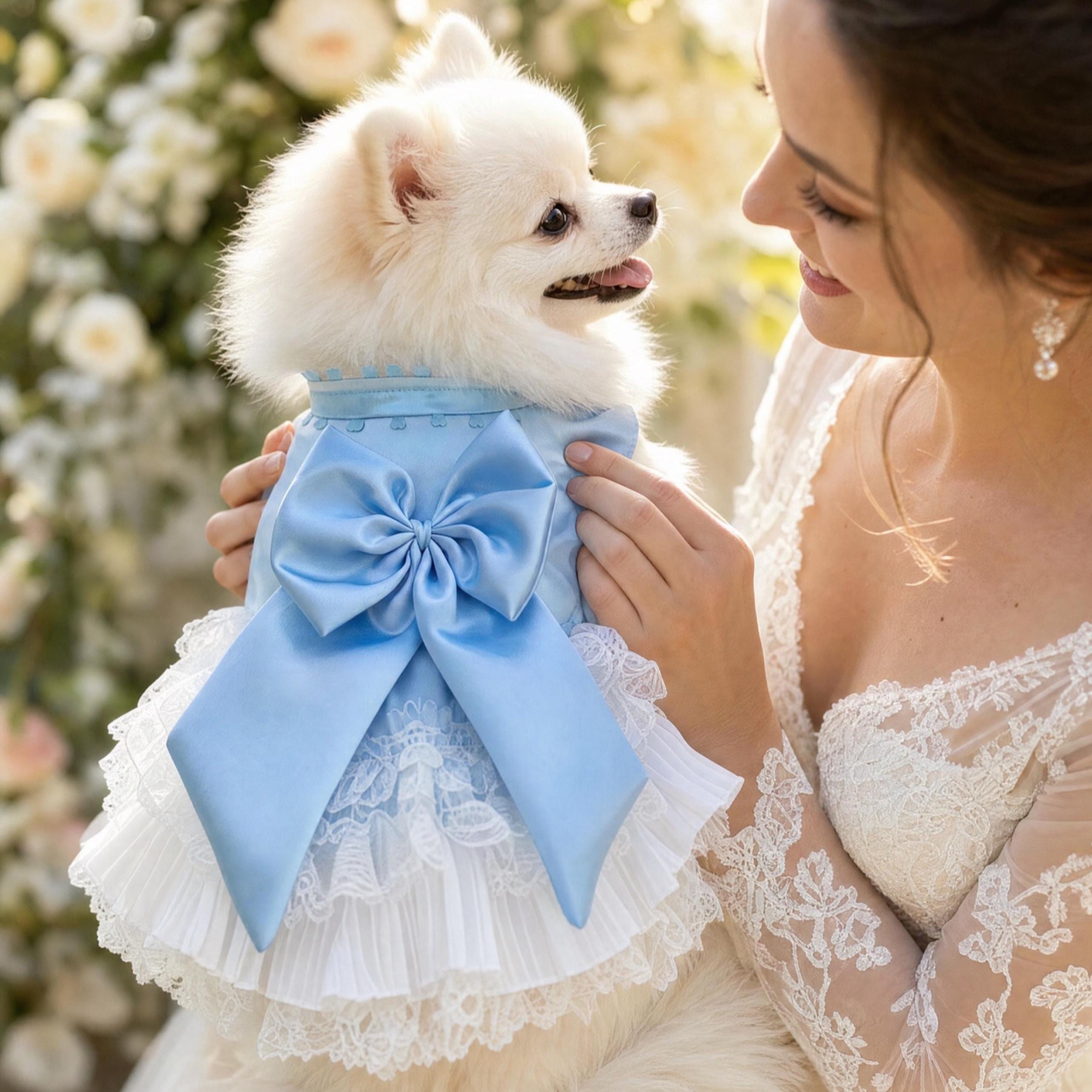 犬服 ハンドメイド   スタイリッシュドレス 紺 犬用ドレス 青 - Etsy 日本