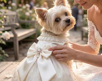 dog cocktail dress Amazon.com : UOSIA Formal Dog Dresses for Large Dogs White Dog Bridesmaid  Birthday Party Tutu Dress with Tulle Lace & Bow Decor Summer Pet Princess  Costume for Female Dogs,3XL : Pet Supplies