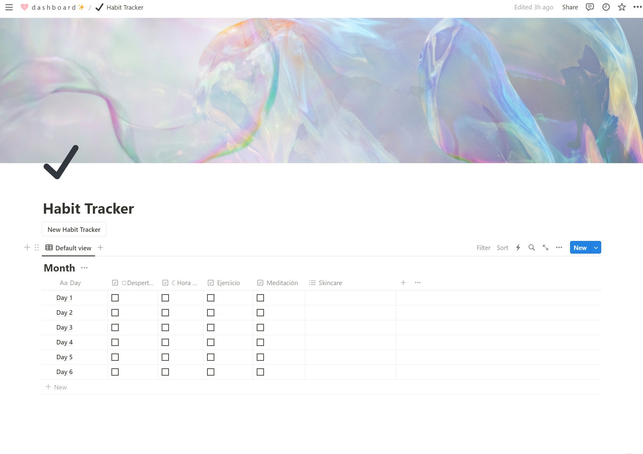 Aesthetic Notion Dashboard Template Etsy