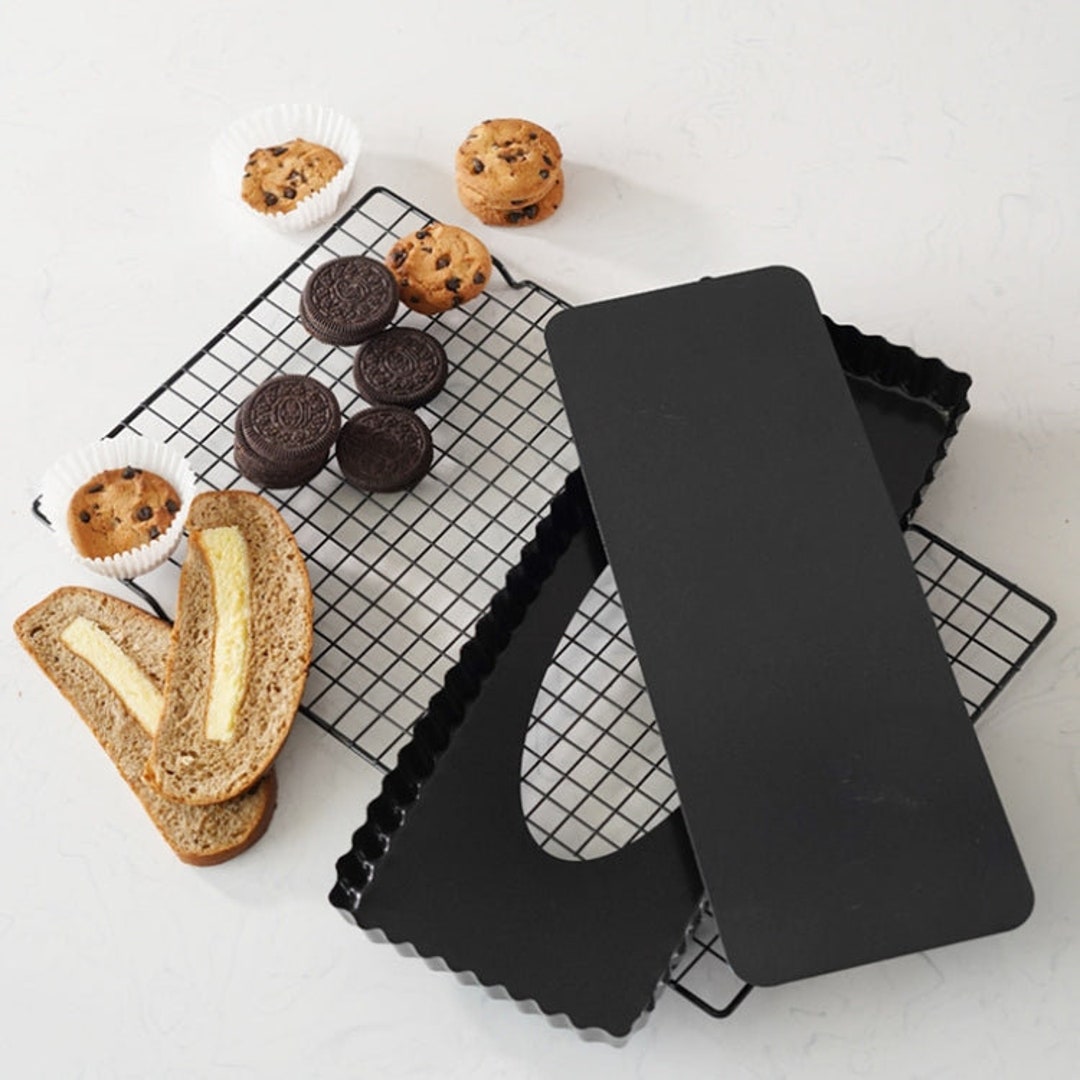 BM1026 14 Inch Rectangular Toast Bread Pan Kitchen Ripple Cake Etsy